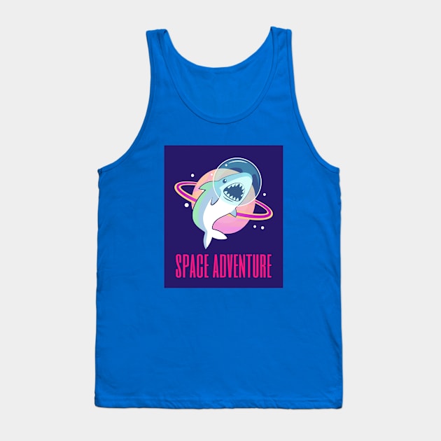 Space Adventure Shark Tank Top by Katje